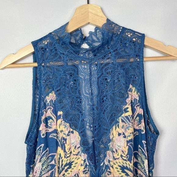 Free People Intimately Marsha Printed Slip Dress XS - Picture 6 of 8